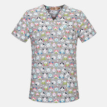 Load image into Gallery viewer, Hospital Nurse Scrub Tops high quality Medical Surgical Uniform Cartoon Beauty salon Dentist clinic pharmacy Pet doctor Uniforms