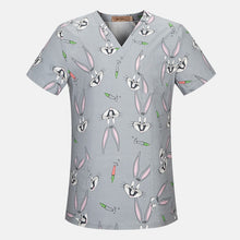 Load image into Gallery viewer, Hospital Nurse Scrub Tops high quality Medical Surgical Uniform Cartoon Beauty salon Dentist clinic pharmacy Pet doctor Uniforms