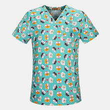 Load image into Gallery viewer, Hospital Nurse Scrub Tops high quality Medical Surgical Uniform Cartoon Beauty salon Dentist clinic pharmacy Pet doctor Uniforms
